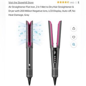 Slopehill Air 2 in 1 Wet to Dry Hair Straightener & Dryer